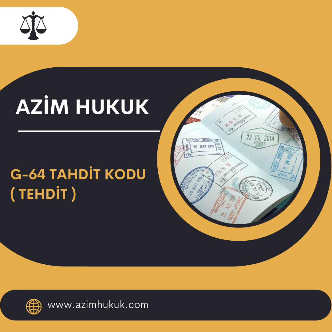 G-64 Tahdit Kodu ( Tehdit )