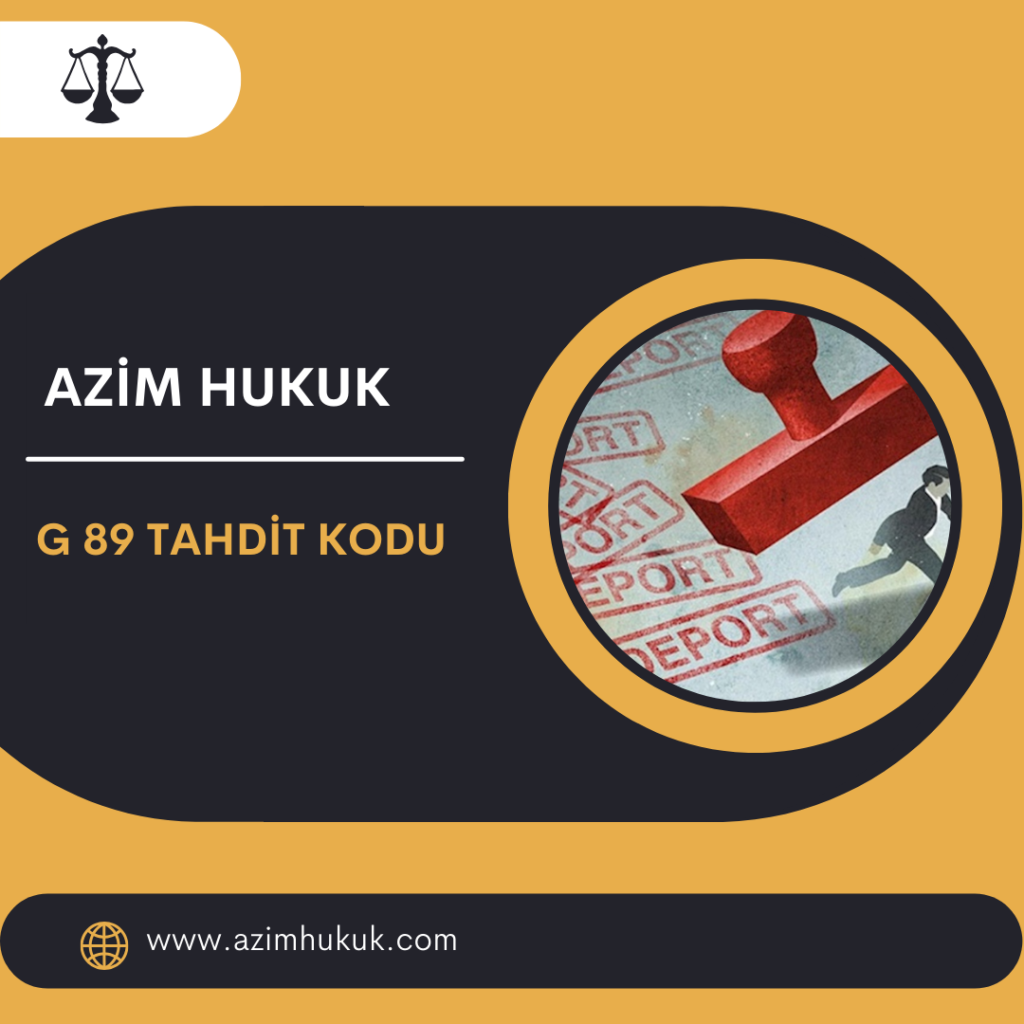 G 89 Tahdit Kodu