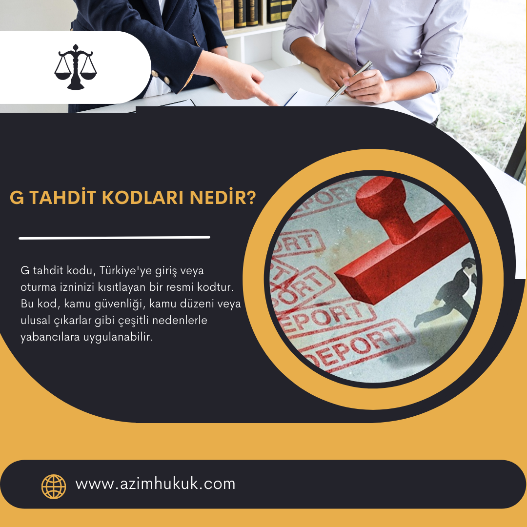 G Tahdit Kodları Nedir