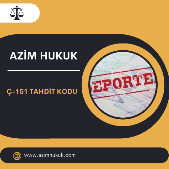 Ç-151 Tahdit Kodu - Göçmen Kaçakçısı - İnsan Taciri
