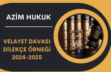 Velayet Davası Dilekçe Örneği 2024-2025 - Azim HUKUK