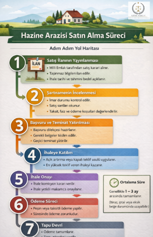 Hazine Arazisi Satın Alma Süreci