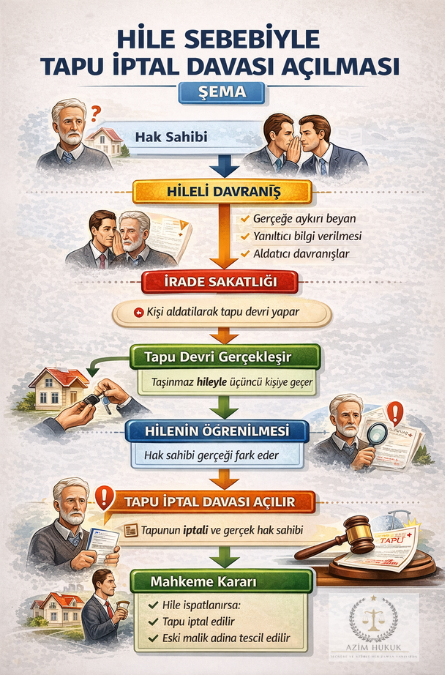 Hile Sebebiyle Tapu İptal Davası Açılması