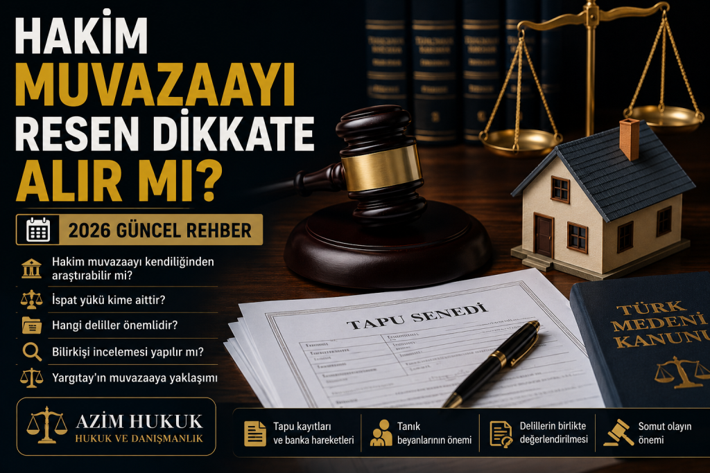 Hakim Muvazaayı Kendiliğinden Araştırabilir mi