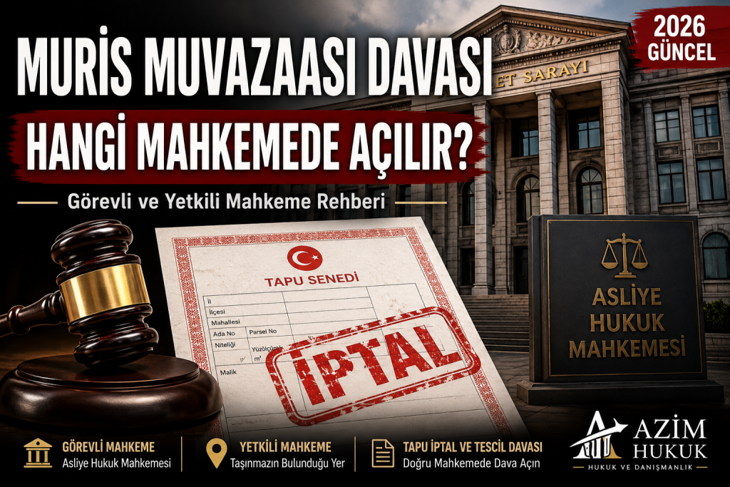 Muris Muvazaasında Görevli ve Yetkili Mahkeme